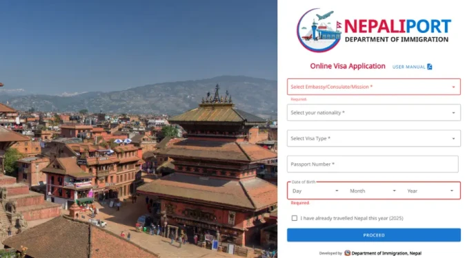 Nepal Tourist Visa Online